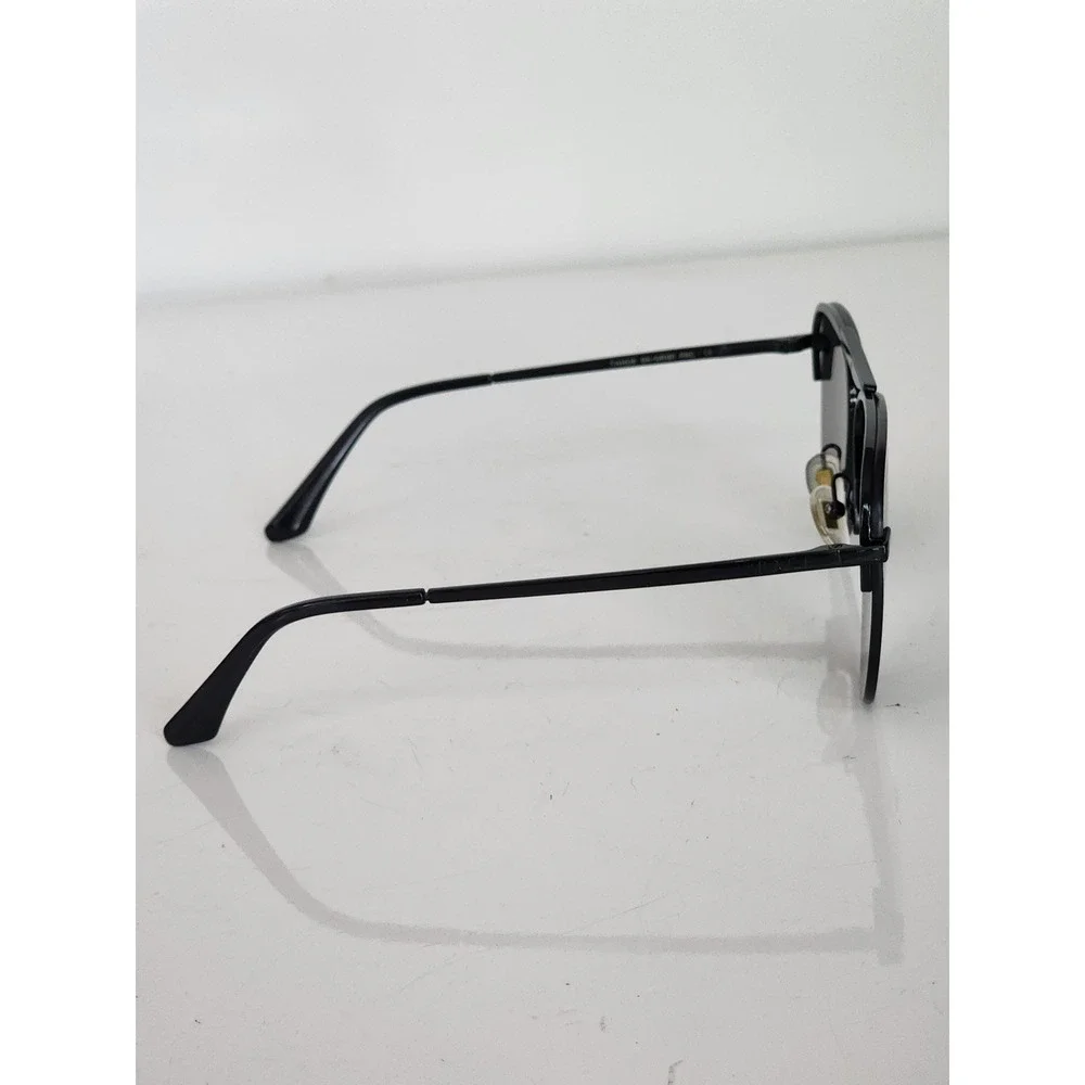 DIFF Tahoe BK-GR181 Black Metal Aviator Sunglasses Black Lens Mens Eyewear